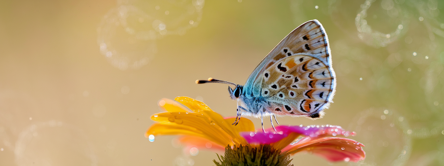 A close-up macro photography image of a flower with sharp details and vibrant colors.