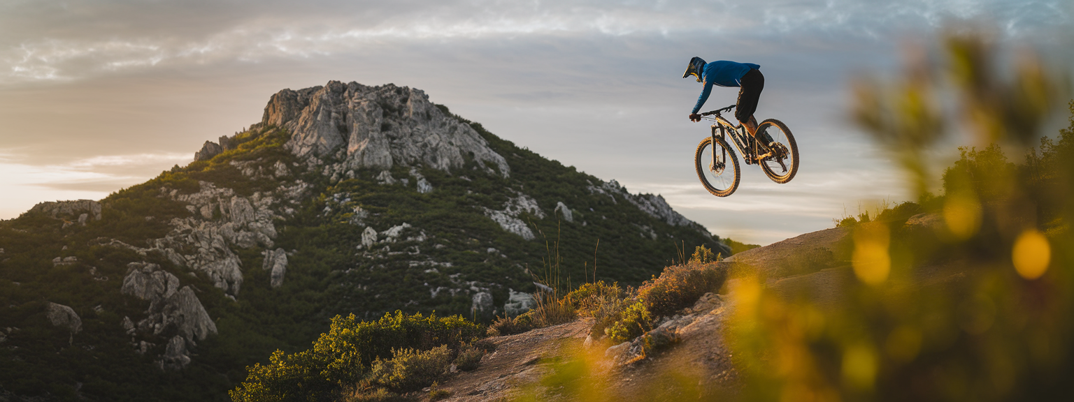 Athlete mid-action demonstrating perfect motion in action sports photography.