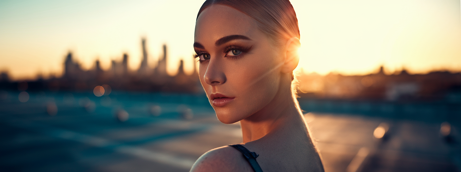 [Photographer editing a vibrant landscape on a monitor, demonstrating techniques for stunning images]